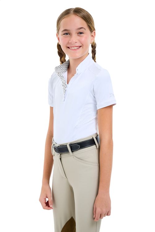 RJ Classics Kids' Brynn Jr Short Sleeve Show Shirt - Horseshoes