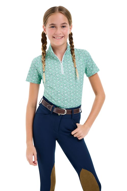 RJ Classics Kids' Lucy Jr Short Sleeve Tech Shirt - Flower Power