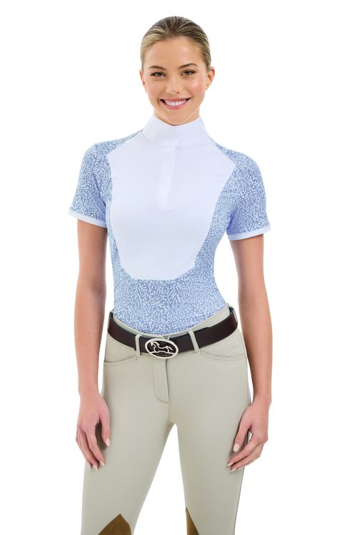 RJ Classics Women's Tessa Short Sleeve Show Shirt - Delicate Floral