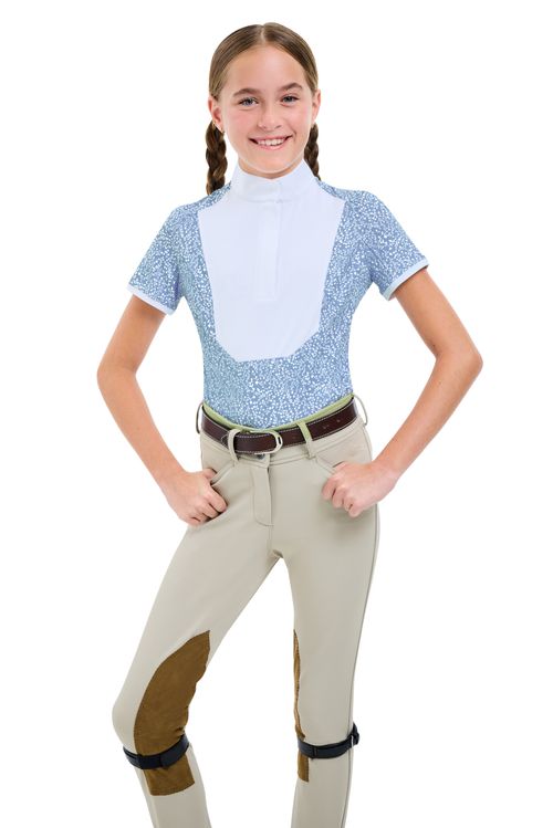RJ Classics Kids' Tessa Jr Short Sleeve Show Shirt - Delicate Floral