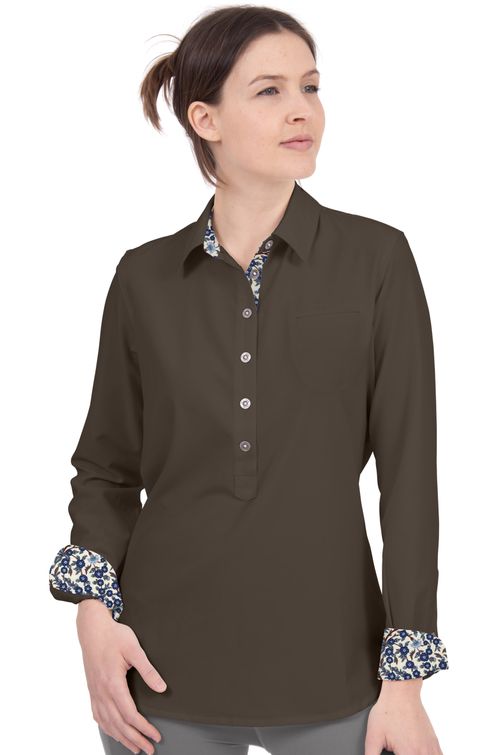 Chestnut Bay Women's Riverton Pop-Over Shirt - Wren