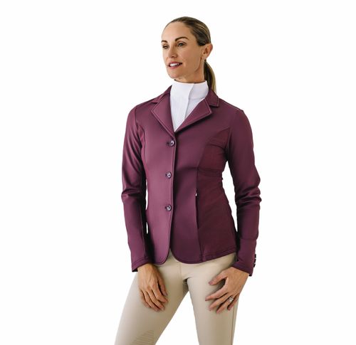 Ovation Women's Hybrid II Show Coat - Deepest Plum