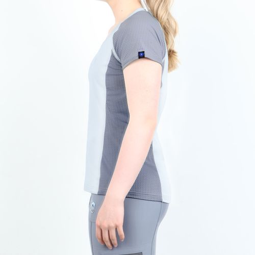 READY TO SHIP: Irideon Women's IceTech Tee Shirt - X Large - Blue Snow/BlueBerry