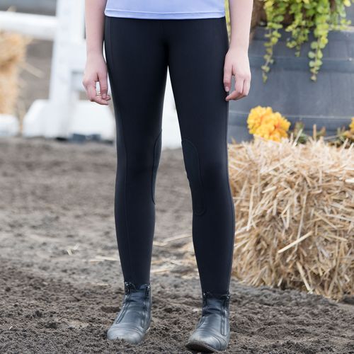 READY TO SHIP: Irideon Kids' Cadence Classic Knee Patch Breeches - Medium - Black