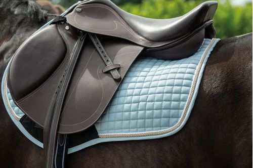 HKM Essentials AP Saddle Pad - Light Blue