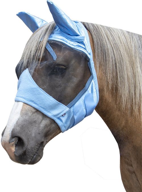 HKM High Professional Fly Mask - Baby Blue