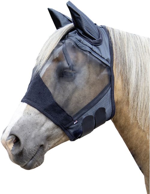 HKM High Professional Fly Mask - Black