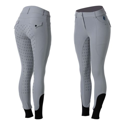 Equinavia Women's Annika Womens Silicone Full Seat Breeches - Ultimate Grey