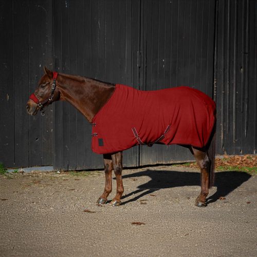 Equinavia Norse Fleece Cooler - Equstrian Red/Black