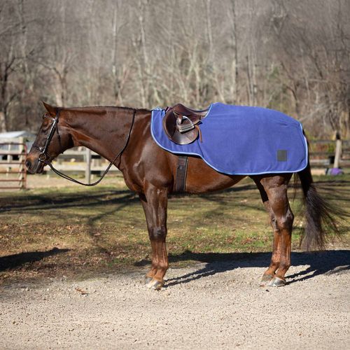 Equinavia Norse Fleece Quarter Sheet - Skipper Blue/Clear Sky
