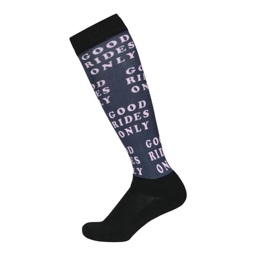 Dapplebay Women's Slick Boot Socks - Good Rides Only