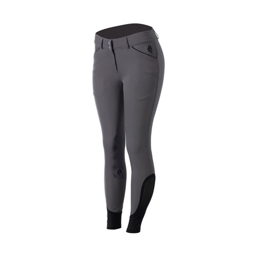 BARGAIN: Equinavia Women's Astrid Summer Knee Patch Breeches - 26 - Grey/Black