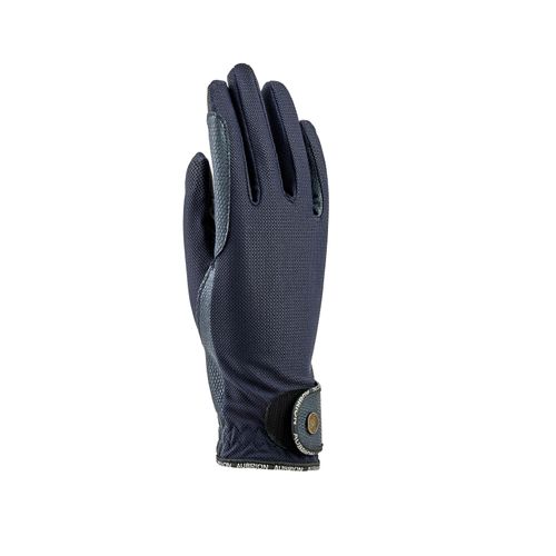 OVERSTOCK: Shires Aubrion Kids' Aero Flexfit Riding Gloves - Small - Navy