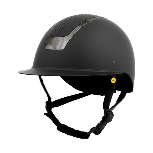 READY TO SHIP: Equinavia Crown MIPS Riding Helmet - Small - Black/Gunmetal