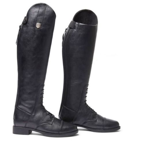 OVERSTOCK: Mountain Horse Kids' Veganza Youth Field Boots - 5-6 Wide - Black