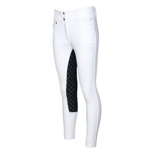 Dapplebay Women's Sport Dressage Full Seat Show Breeches - White