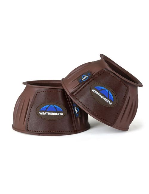 Weatherbeeta Tough-Tec Prime Rubber Bell Boots - Brown/Brown