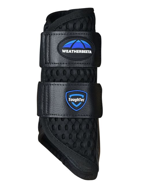 Weatherbeeta Tough-Tec Mesh Brushing Boots - Black/Black