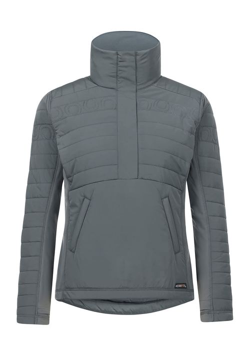 Kerrits Women's Hoofprint Quilted Pullover Jacket - Moondust