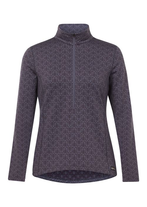 Kerrits Women's Snaffle Links Fleece Half Zip Top - Wild Orchid