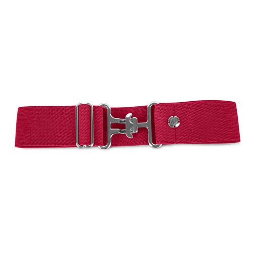 Ovation Women's Fits All Elastic Webbed Belt - Lipstick