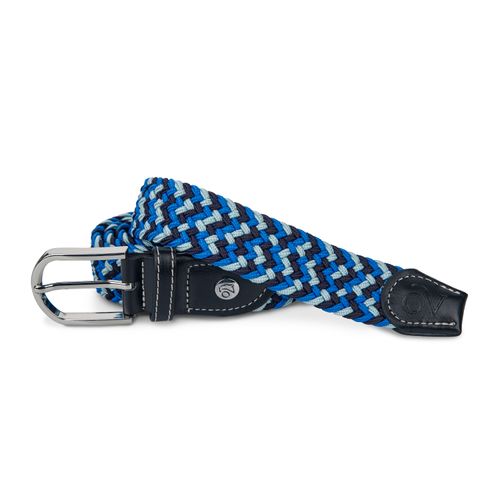 Ovation Women's Braided Stretch Belt - Island Blue Night Sky