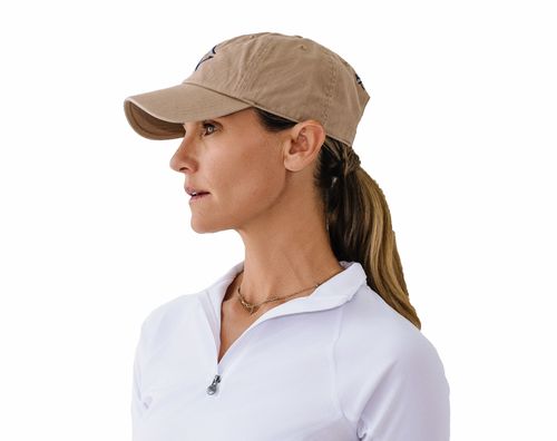 Ovation Along 4Ride Washed Twill Cap - Show Tan
