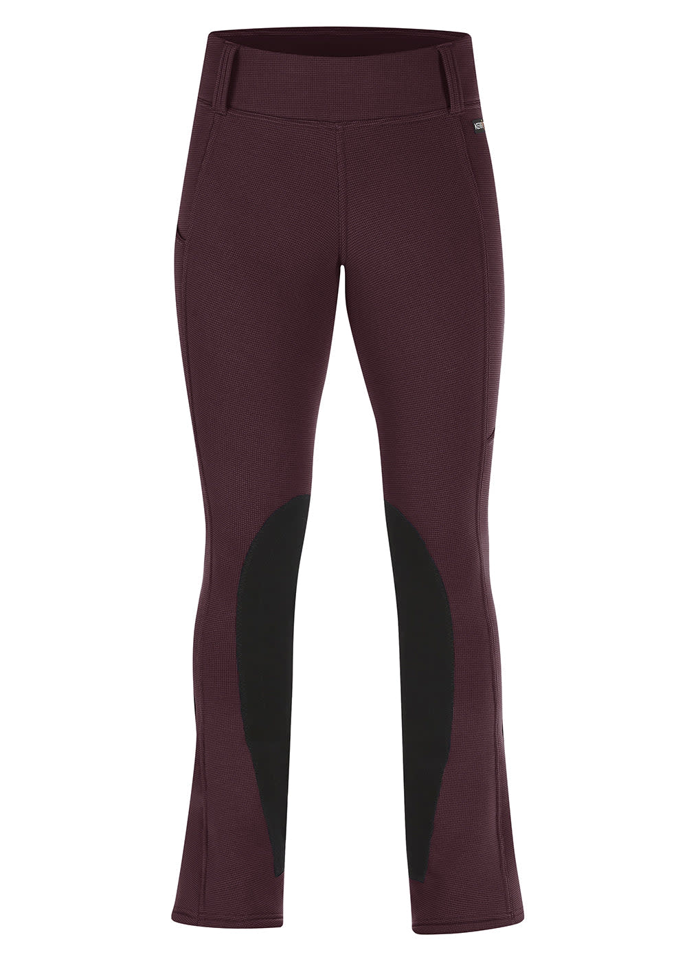 Kerrits Women's Sit Tight Wind Pro Knee Patch Bootcut Tights - Sequoia ...