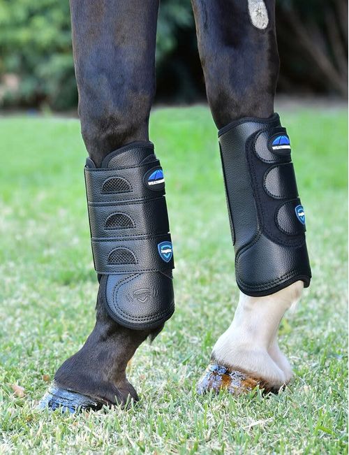Weatherbeeta Tough-Tec Eventing Front Boots - Black