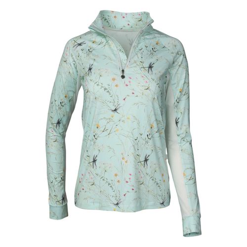 Dapplebay Kids' 1/4 Zip Long Sleeve Shirt - Dragonfly Meadow