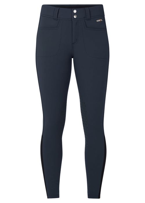 Kerrits Women's 3-Season Tailored Knee Patch Breeches - Galaxy Blue