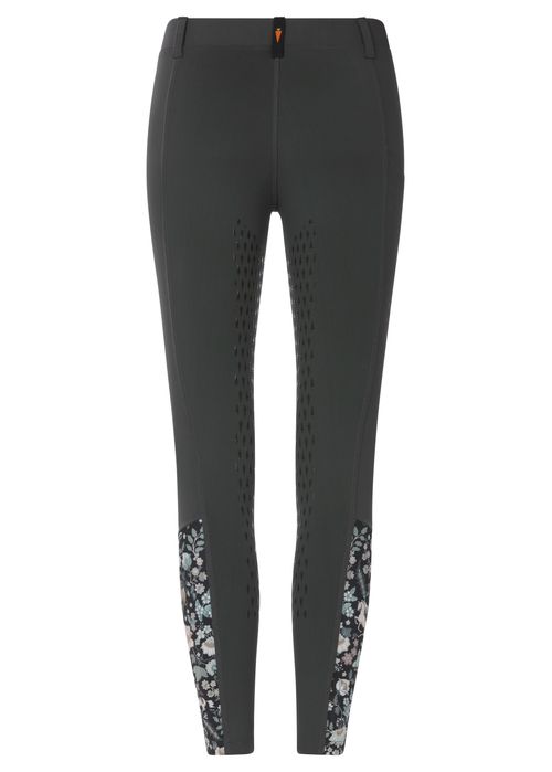 Kerrits Kids' Thermo Tech Printed Tights - Pine/Black