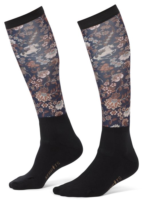 Kerrits Women's Dual Zone Boot Socks - Galaxy Blue Fairy Tails