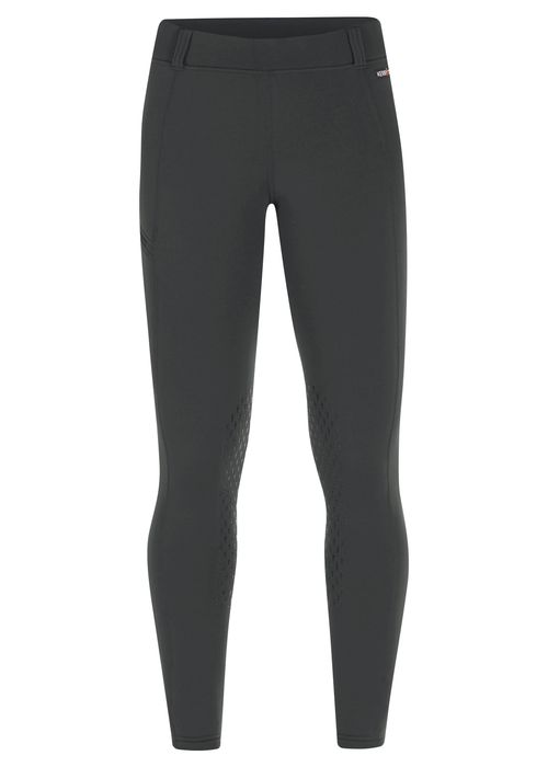 Kerrits Kids' Power Stretch Knee Patch Pocket Tights - Pine