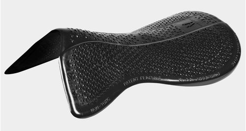 Horsena Front Balance Gel Dressage Saddle Pad - Black