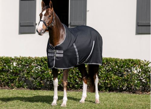Rambo Stable Sheet - Black/Thunderstorm Grey/Silver