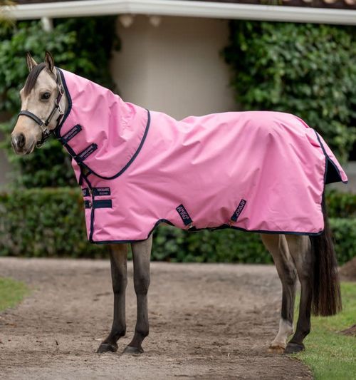 Amigo Ripstop 900D Plus Pony Turnout 200g - Pink/Pink/Navy