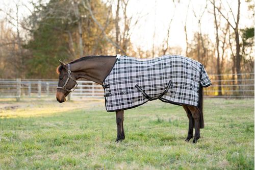 TuffRider Texilene FlyShield Sheet - Black/Grey