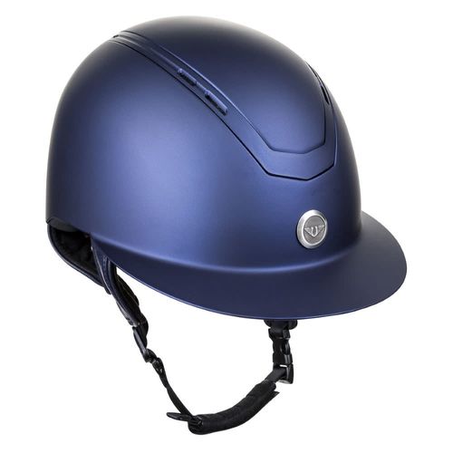TuffRider Guardian Matte Wide Brim Helmet - Navy