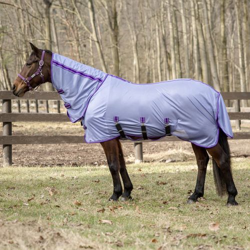 TuffRider Comfy Plus Combo Neck Fly Sheet - Purple/Deep Purple
