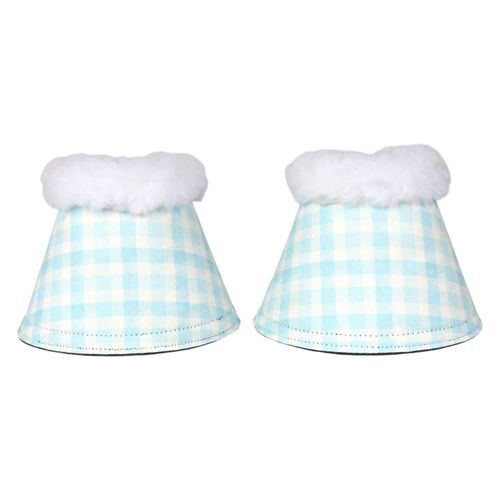 Dapplebay Bell Boots - Blue Gingham