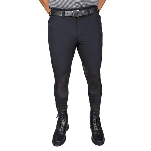 TuffRider Men's Claudio Knee Patch Breeches - Black
