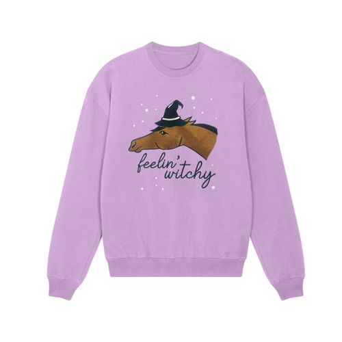 Dapplebay Women's Halloween Sweatshirt - Feelin' Witchy