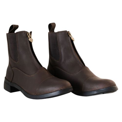 TuffRider Women's Como Waterproof Leather Paddock Boots - Brown