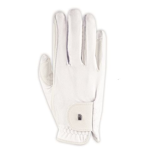 OVERSTOCK: Roeckl Roeck-Grip Lite Riding Gloves - 9.5 - White