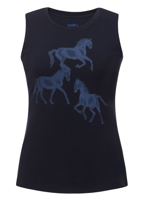 BARGAIN: Kerrits Women's Trinity Horse Tank - Medium - Galaxy Blue