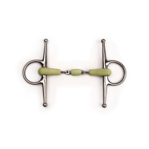 OVERSTOCK: Shires Equikind Full Cheek w/Peanut - 5.5in