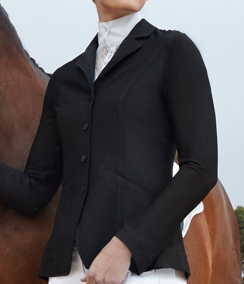 OVERSTOCK: Dublin Kids' Hanna Mesh Tailored Jacket II - 10 - Black