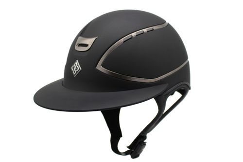 Hassinger Presidente Helmet - Black Matte/Gunmetal