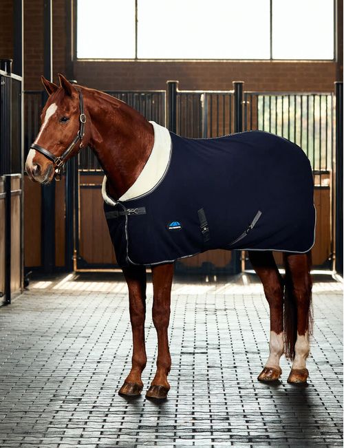 Weatherbeeta Sherpa Fleece Cooler Standard Neck - Navy/Charcoal